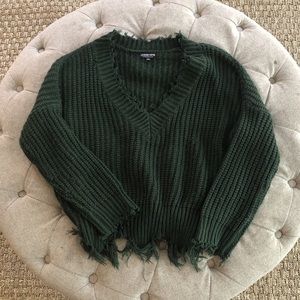 Fashion nova crop top sweater